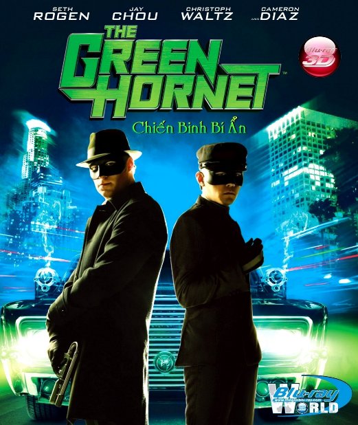 D012. The green hornet  - Chiến Binh Bí Ẩn 3D 25G(DTS-HD 5.1)  